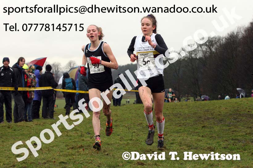 Womens under-17a  Northern Cross Country, Knowsley Safari Park. Photo: David T. Hewitson/Sports for All Pics